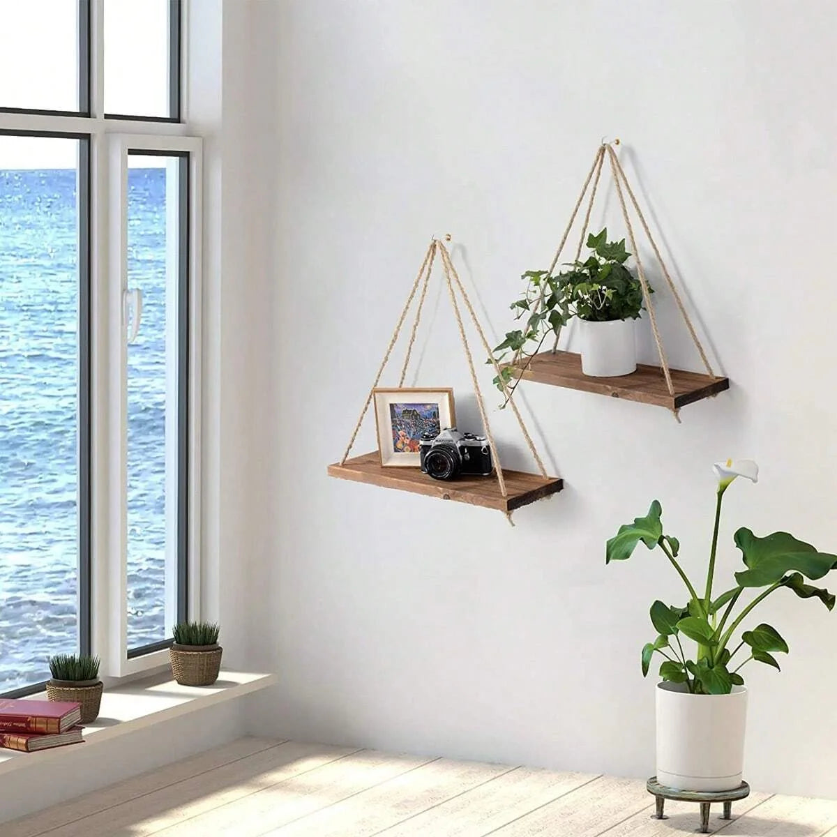 Wooden wall Hanging Shelve