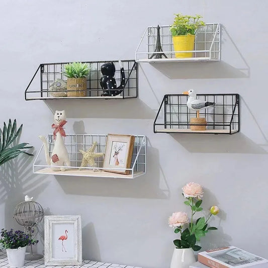 Wall Mounted Iron Shelves