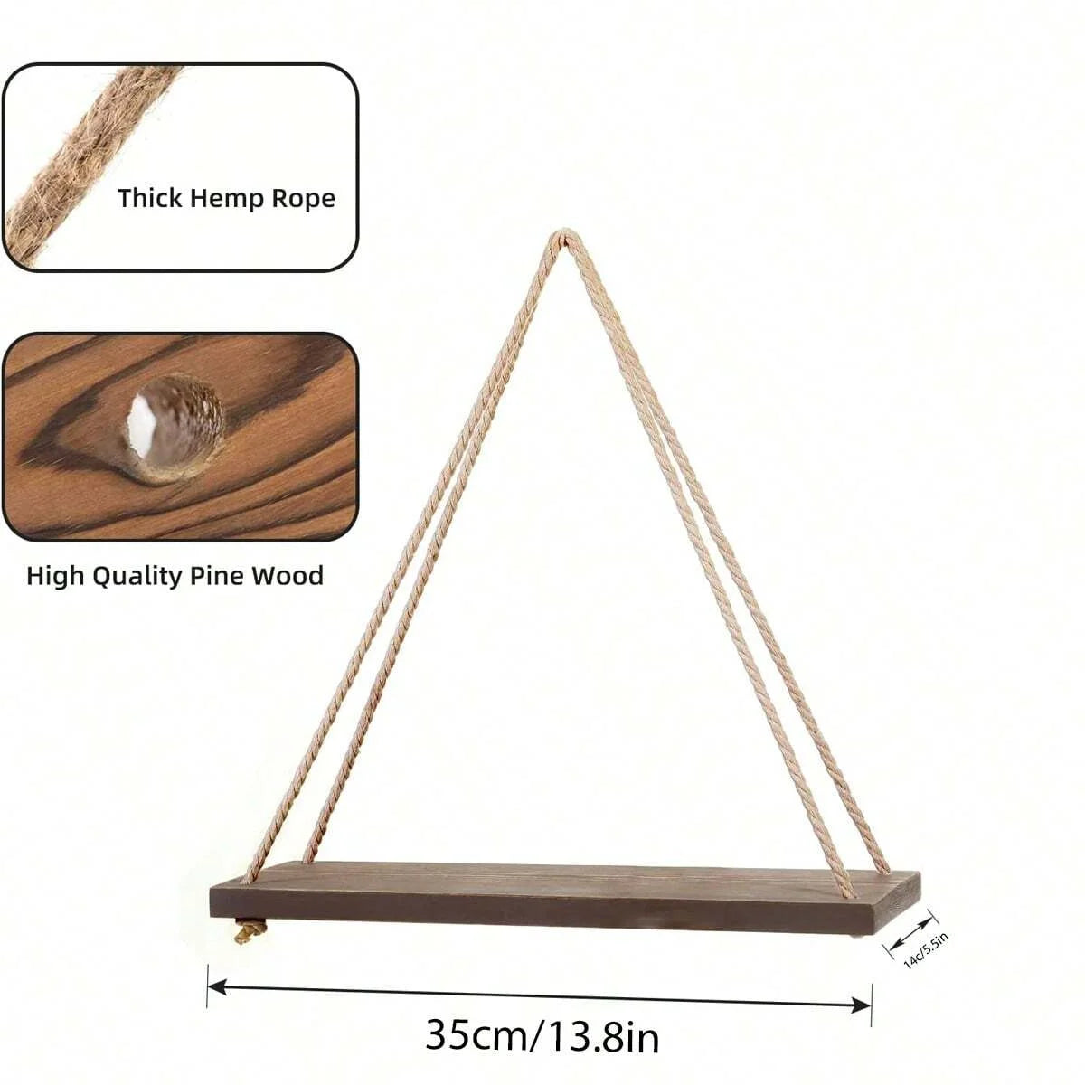 Wooden wall Hanging Shelve